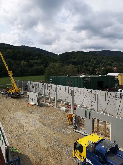 GROS OEUVRE DU NOUVEAU LIDL A MUNSTER réalisé par BTP WEREY Kingersheim 13