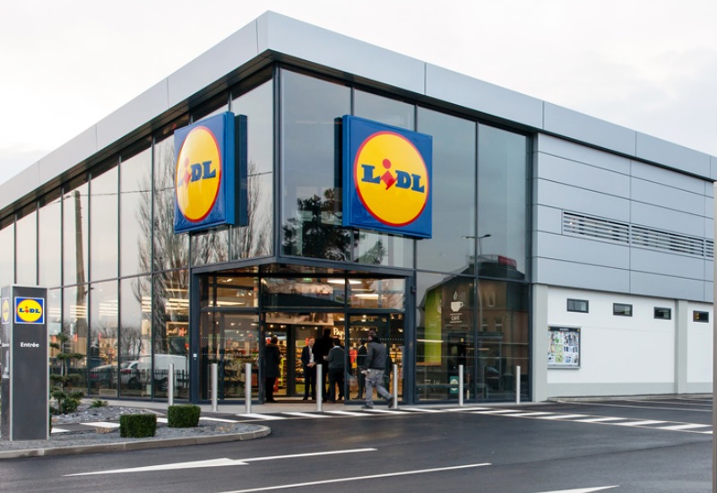 GROS OEUVRE DU NOUVEAU LIDL A MUNSTER réalisé par BTP WEREY Illzach