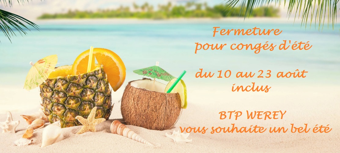 Fermetures pour congés d&#8217;été Cernay